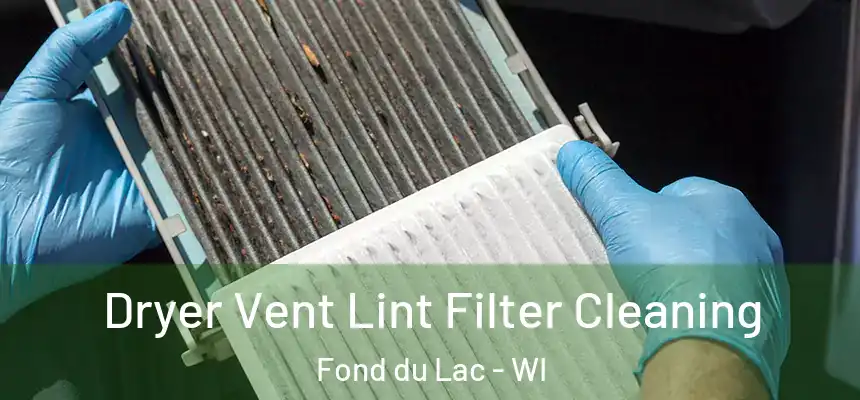 Dryer Vent Lint Filter Cleaning Fond du Lac - WI